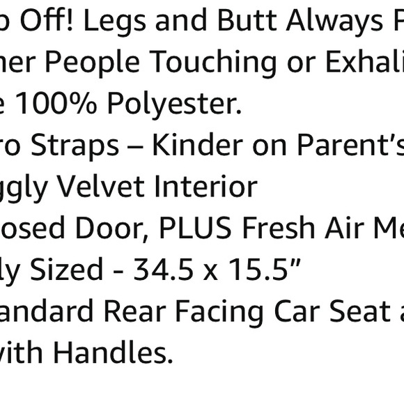 Bristen Baby infant carrier cover. Baby Equipment. Newborn. - Picture 8 of 10